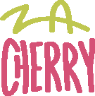 A square logo that has the letters ZA in green on top and the word CHERRY in red below it. It reads ZACHERRY.